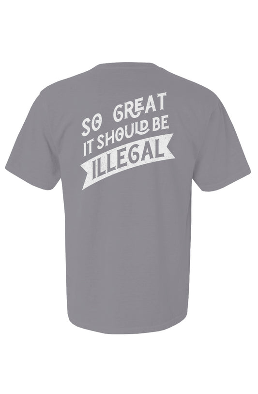 Illegal 2.0 - Mens Tshirt - HeavyCotton