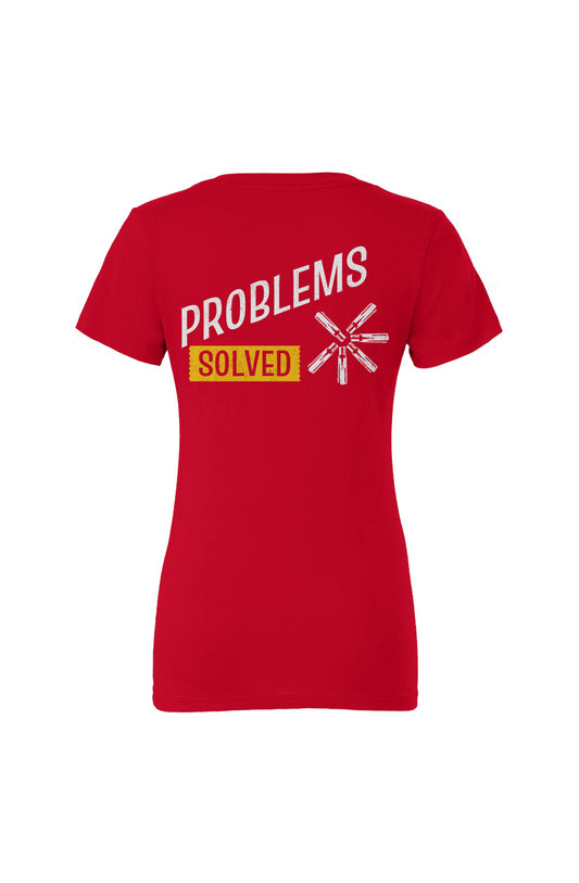 Problems Solved - Deep V Womens - Bella