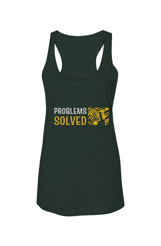 Problems Solved - Racerback Tank - Womens