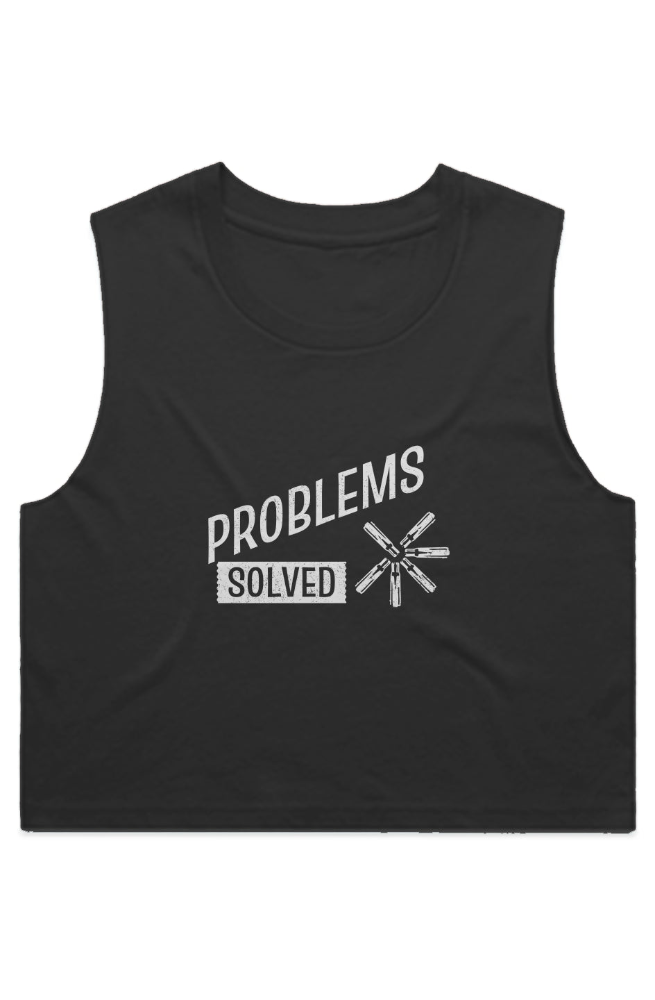 Problems Solved 2.0 - Crop Top - Womens