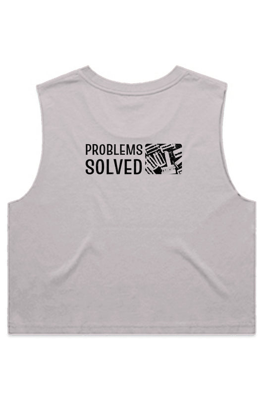 Problems Solved - Crop Top - Womens