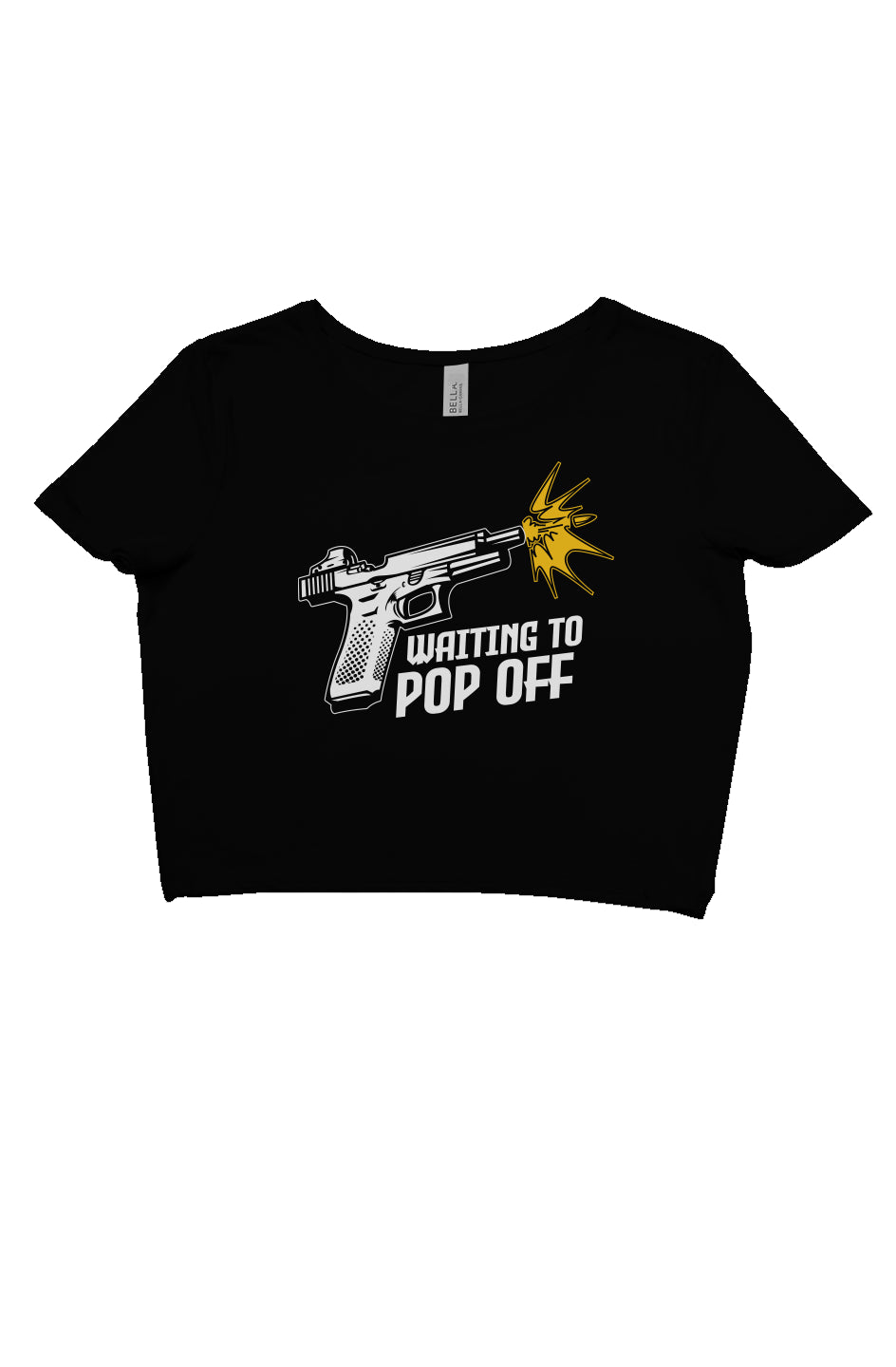 Pop Off Crop Top - Womens