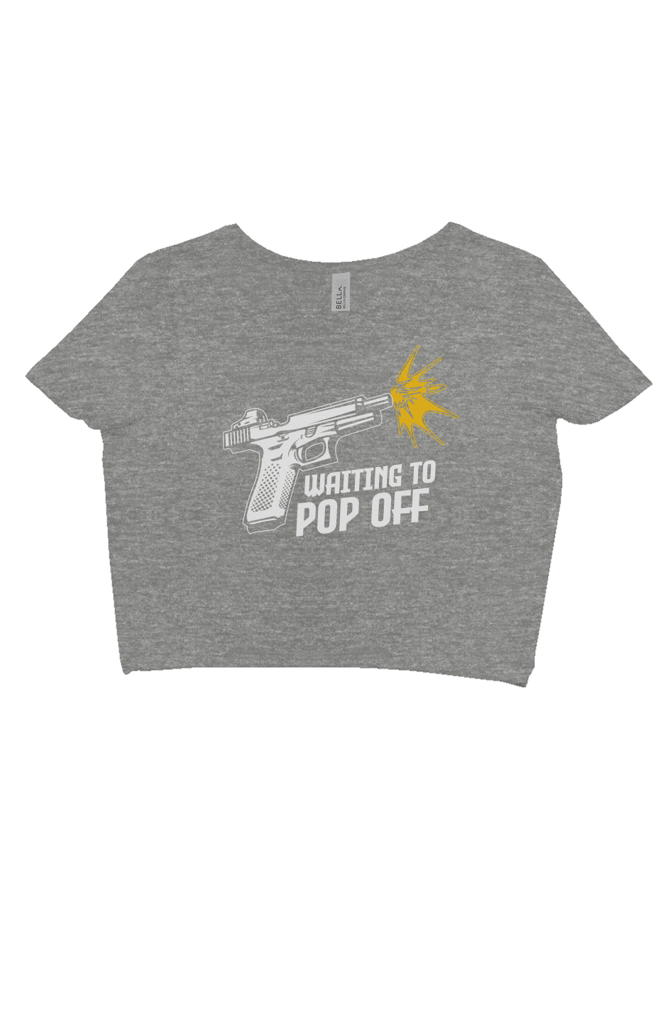 Pop Off Crop Top - Womens