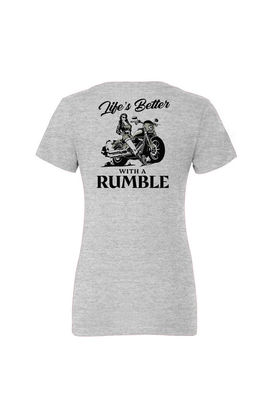 Women’s Rumble Jersey Deep V-Neck Tee